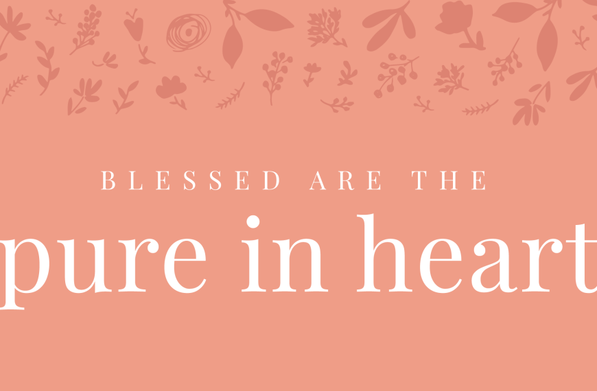 Lesson 8 – Blessed are the Pure in Heart