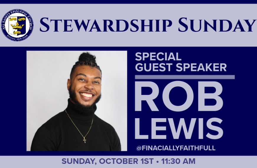 Stewardship Sunday 2023 Presentation by Rob Lewis