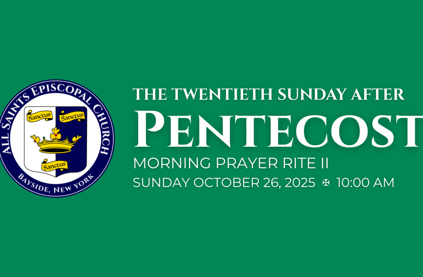 The Twentieth Sunday after Pentecost