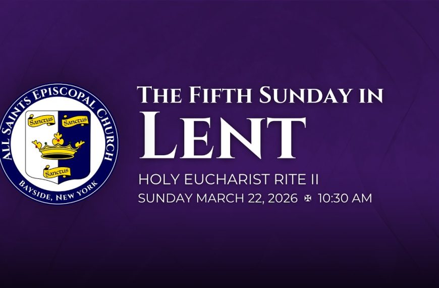 The Fifth Sunday in Lent